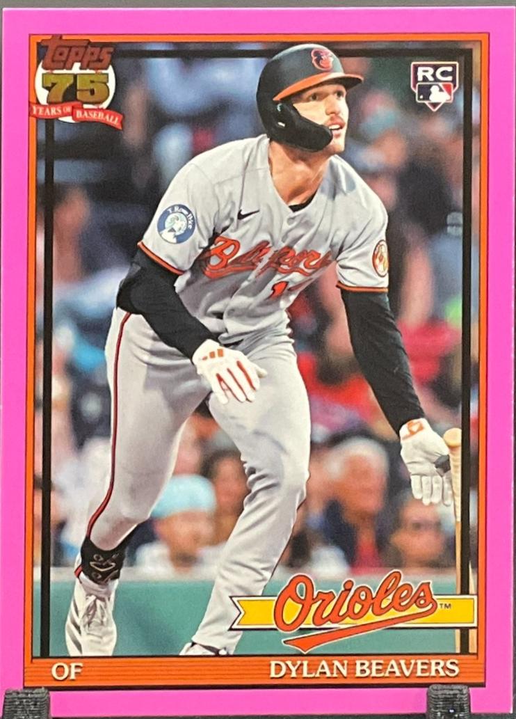Dylan Beavers [Pink Crackleboard Foil] #T91-24