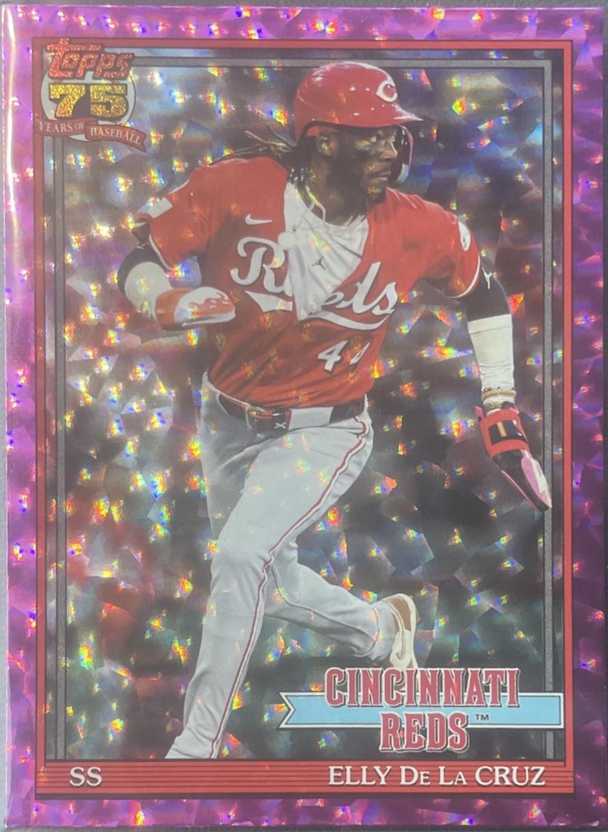 Elly De La Cruz [Pink Crackleboard Foil] #T91-22