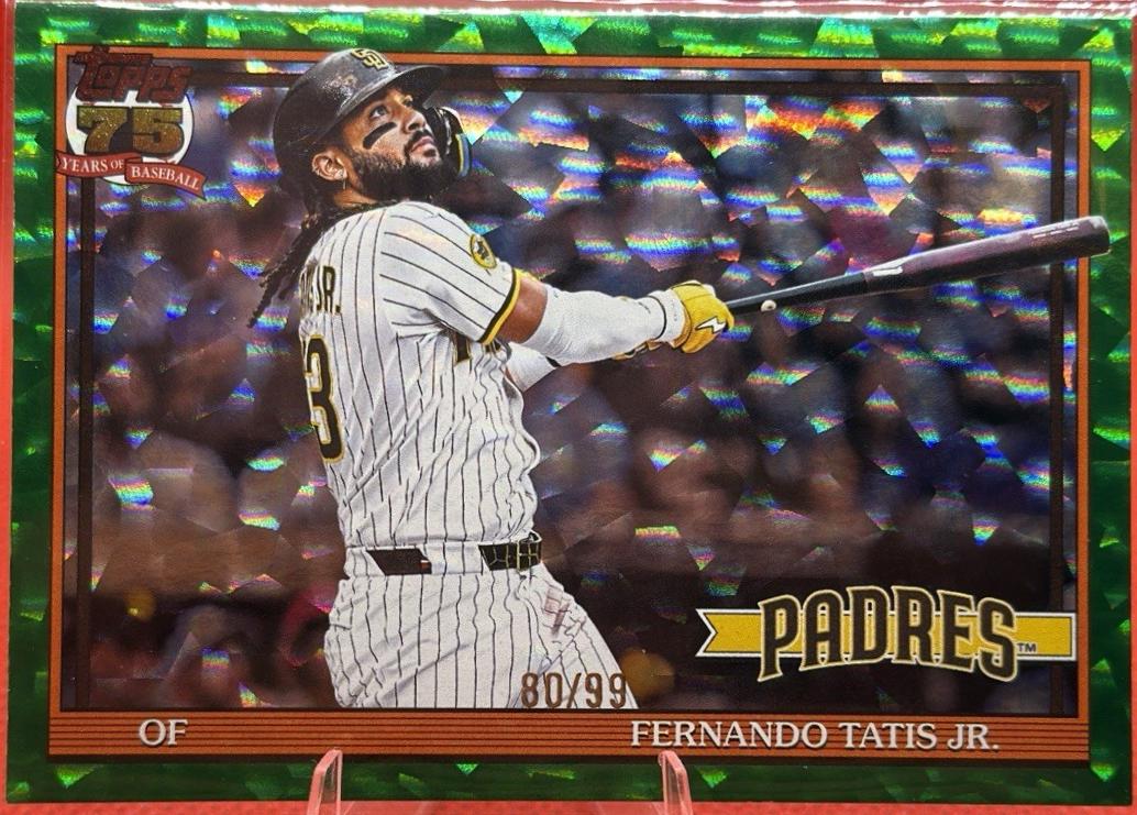 Fernando Tatis Jr. [Green Crackleboard Foil] #T91-8