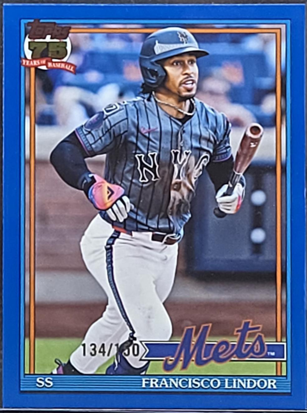 Francisco Lindor [Blue] #T91-19