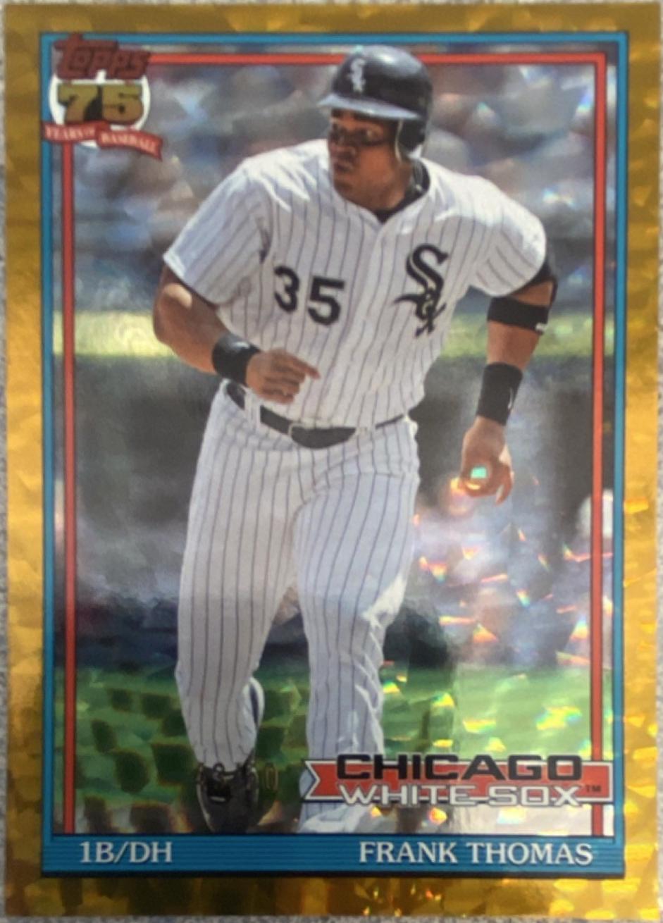 Frank Thomas [Gold Crackleboard Foil] #T91-31