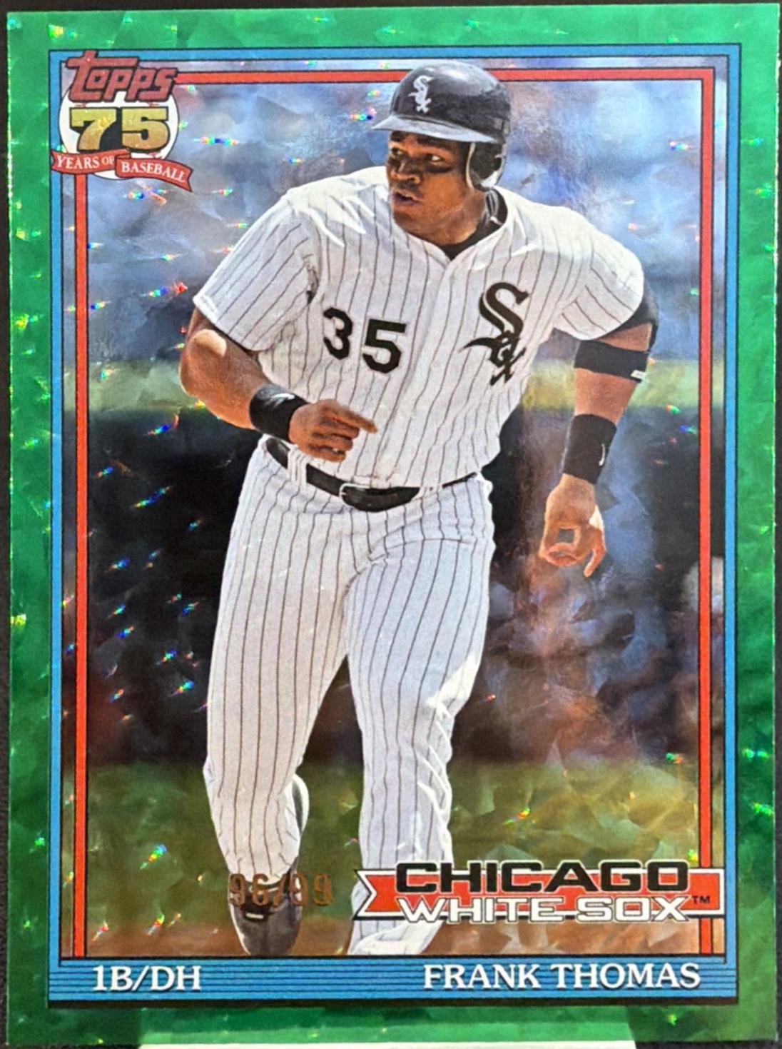 Frank Thomas [Green Crackleboard Foil] #T91-31