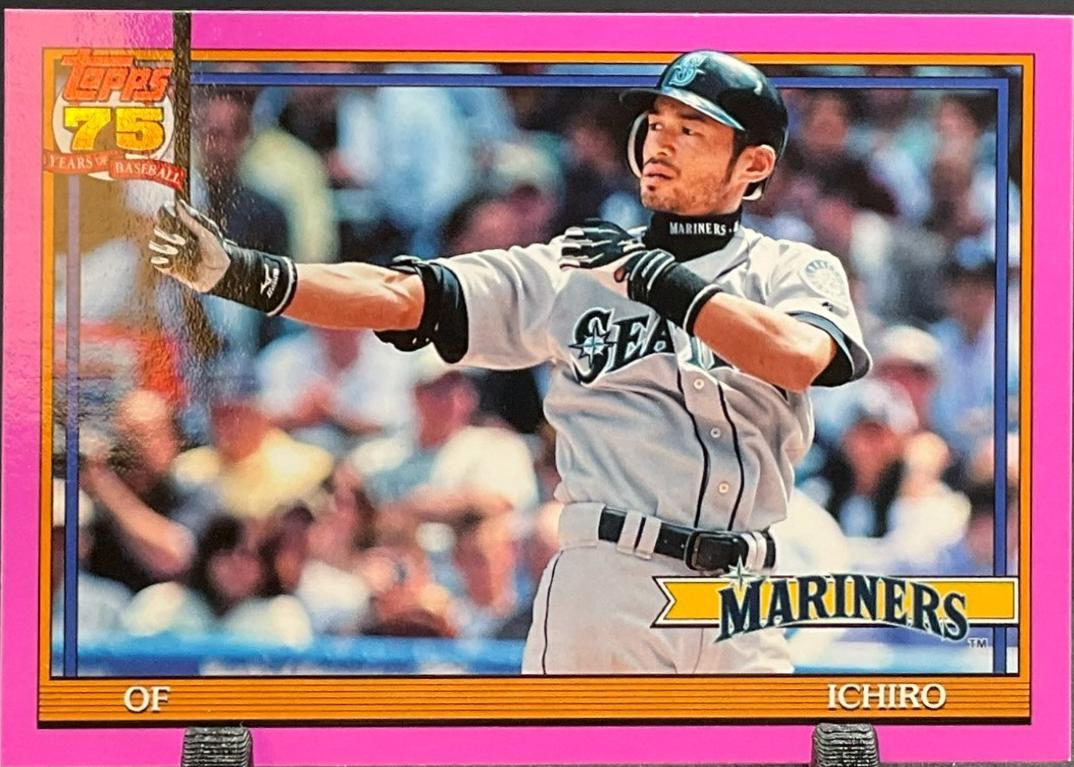 Ichiro [Pink Crackleboard Foil] #T91-33