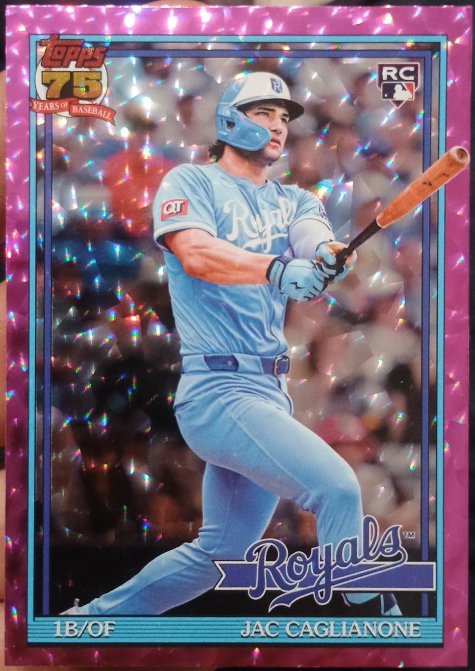 Jac Caglianone [Pink Crackleboard Foil] #T91-42