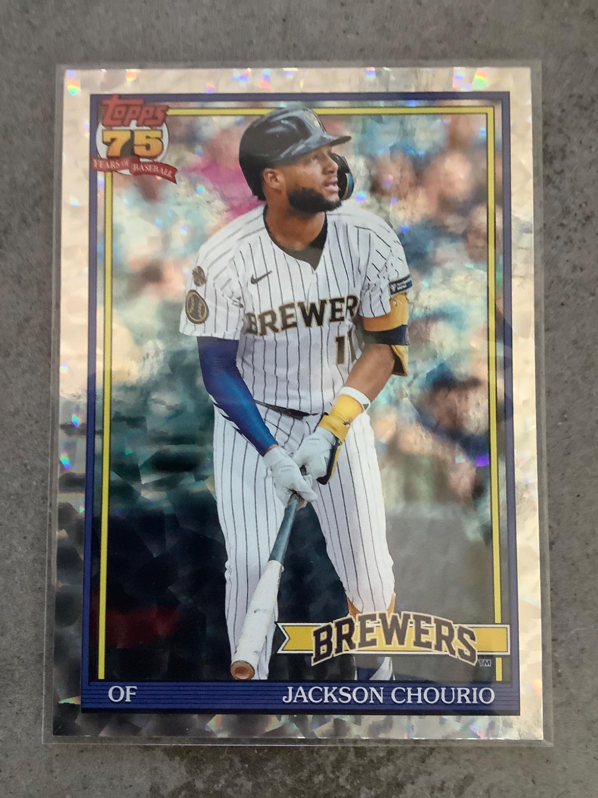 Jackson Chourio [Crackleboard Foil] #T91-18