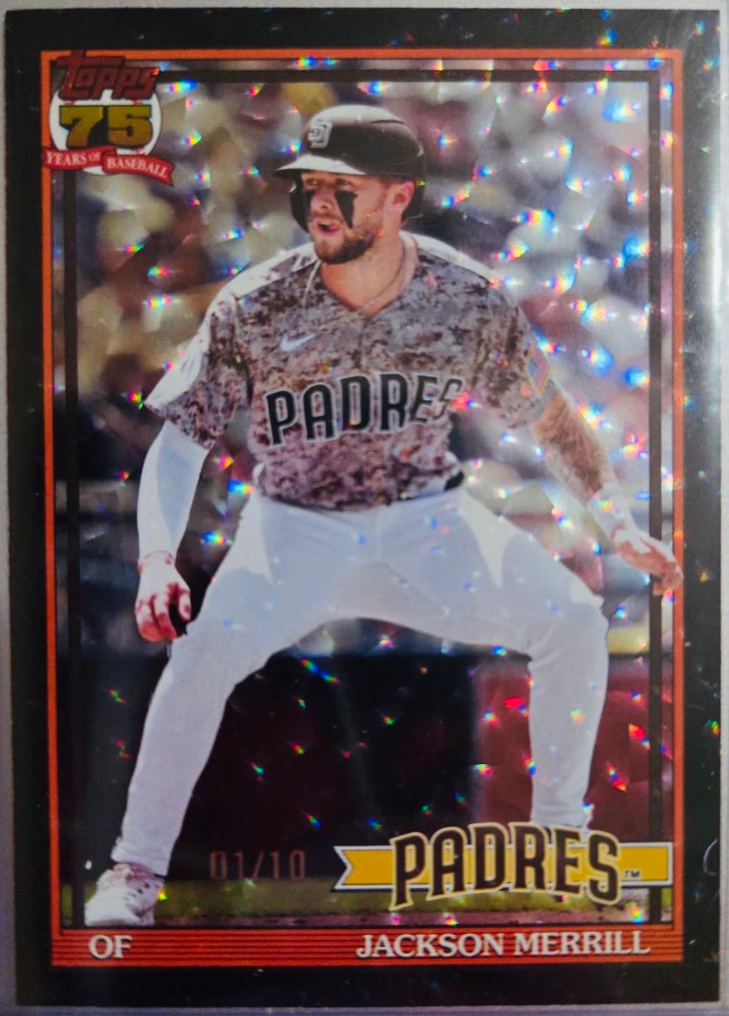 Jackson Merrill [Black Crackleboard Foil] #T91-78