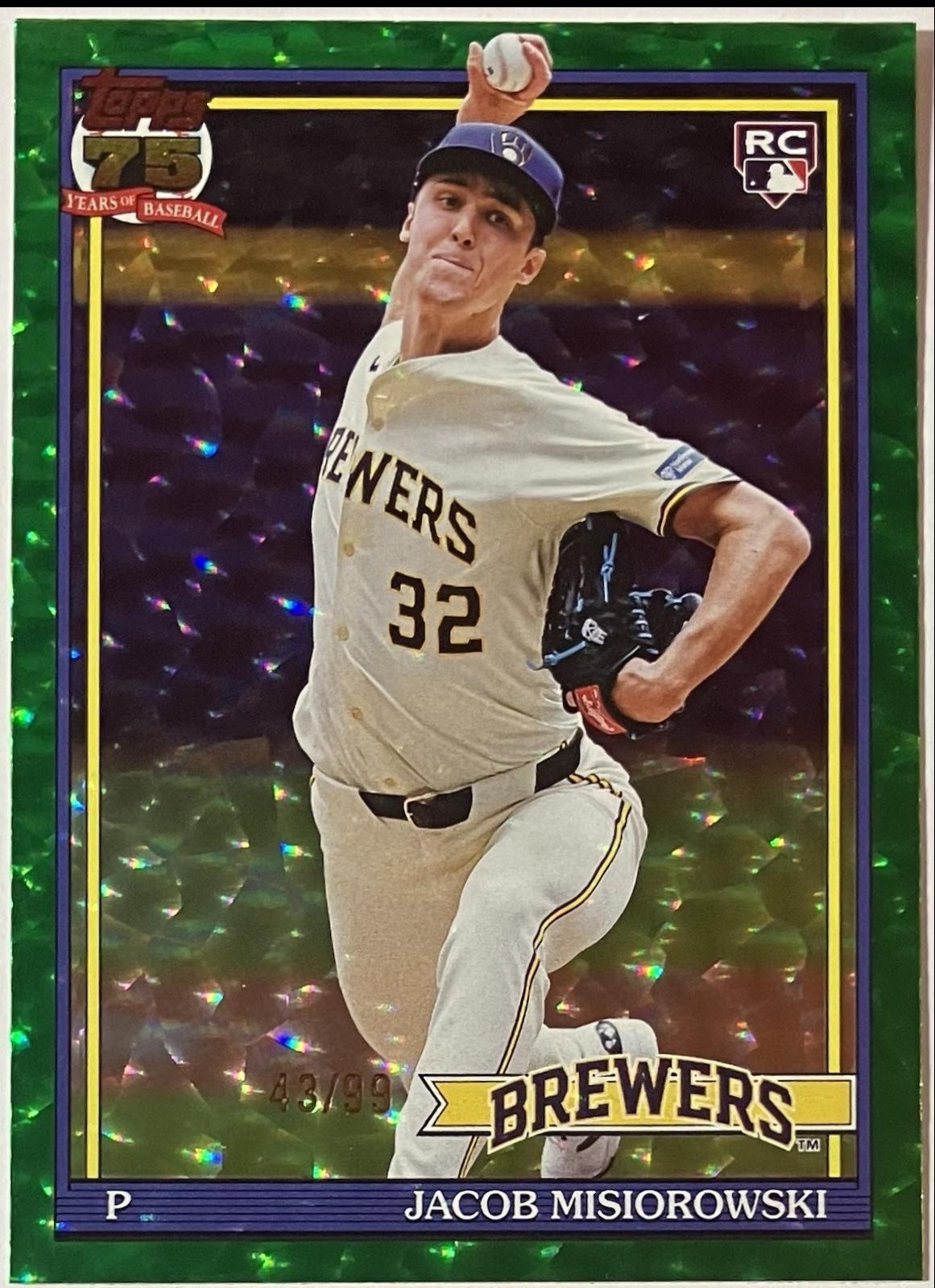 Jacob Misiorowski [Green Crackleboard Foil] #T91-74