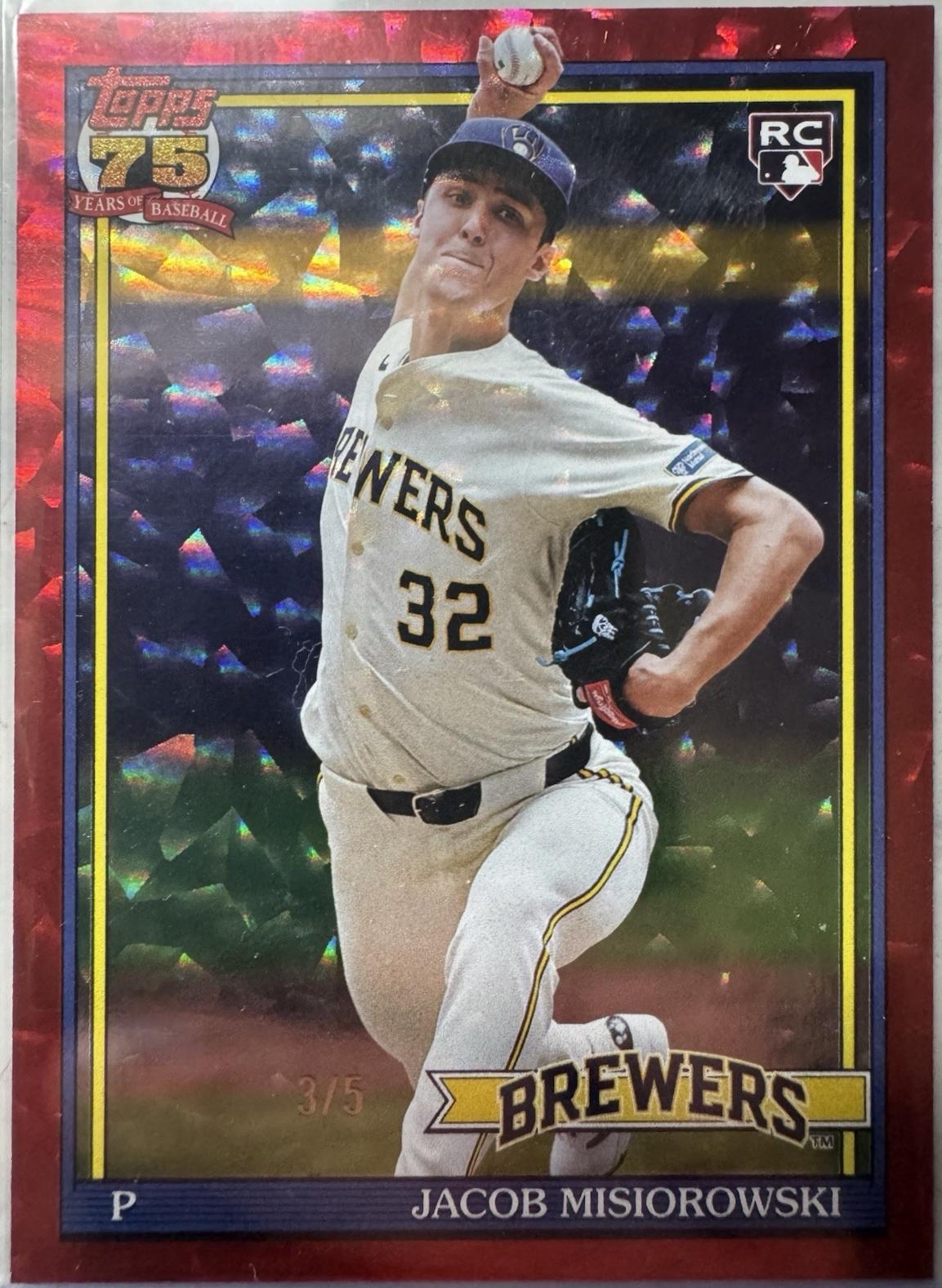 Jacob Misiorowski [Red Crackleboard Foil] #T91-74