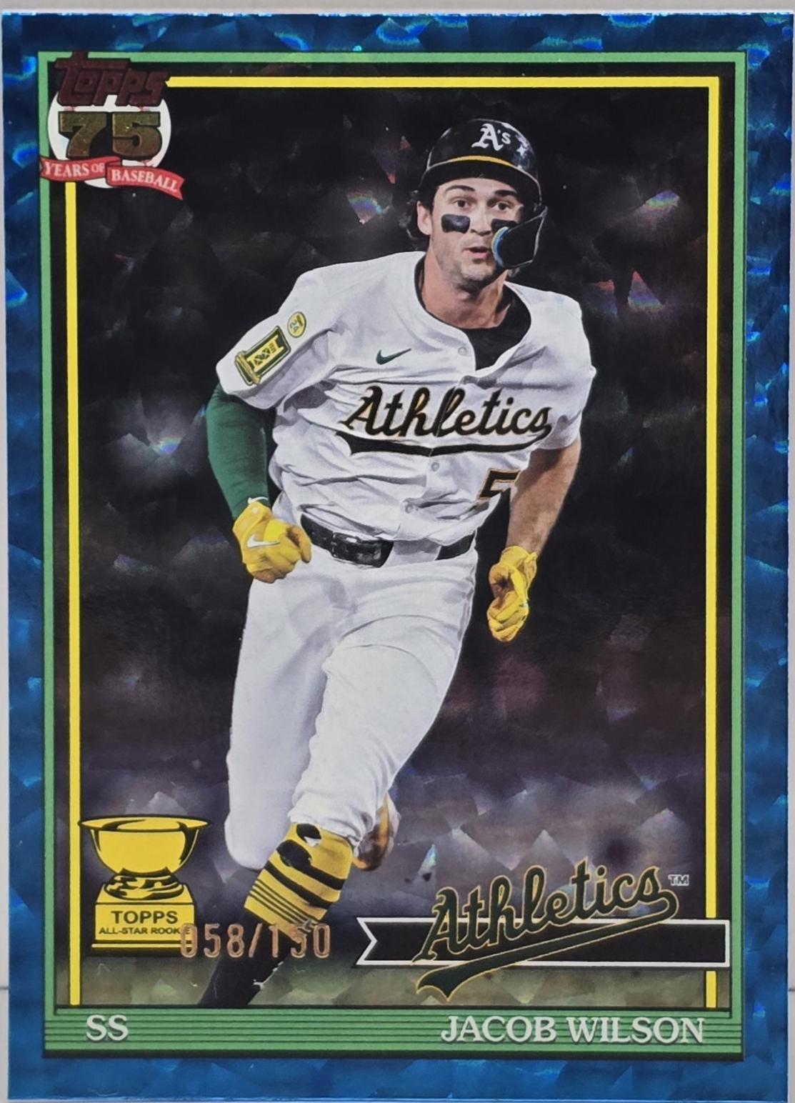 Jacob Wilson [Blue Crackleboard Foil] #T91-77