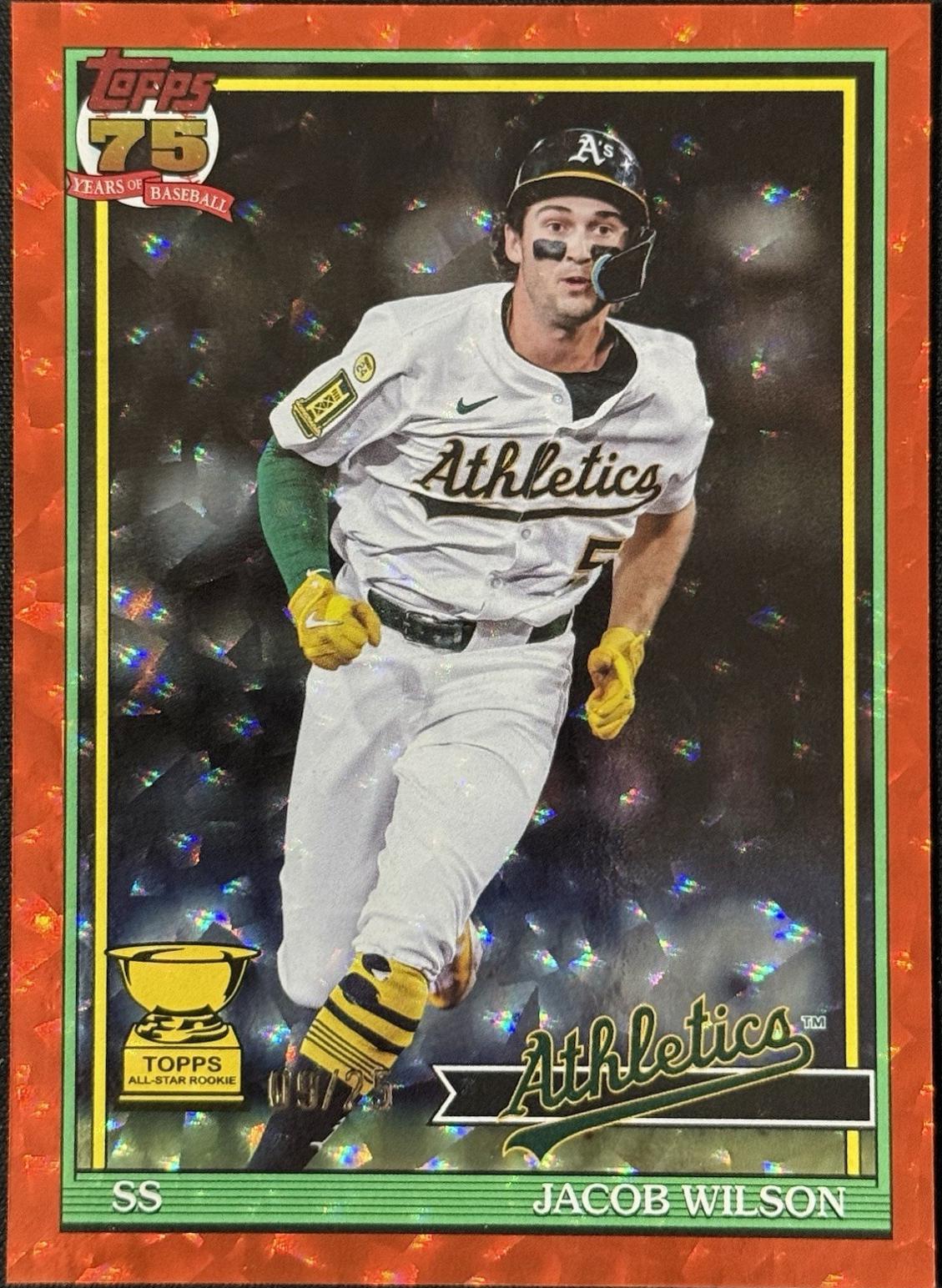 Jacob Wilson [Orange Crackleboard Foil] #T91-77