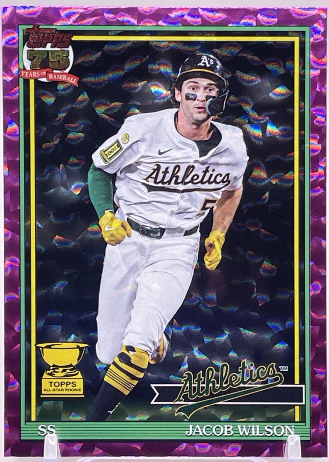 Jacob Wilson [Pink Crackleboard Foil] #T91-77