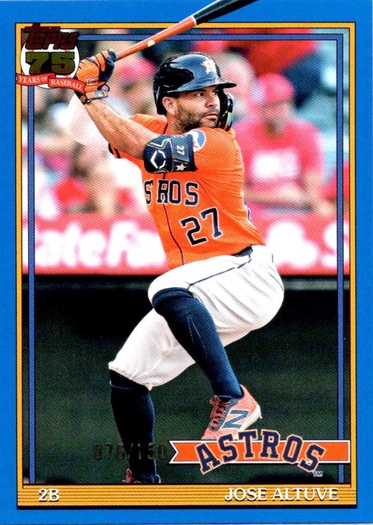 Jose Altuve [Blue] #T91-7