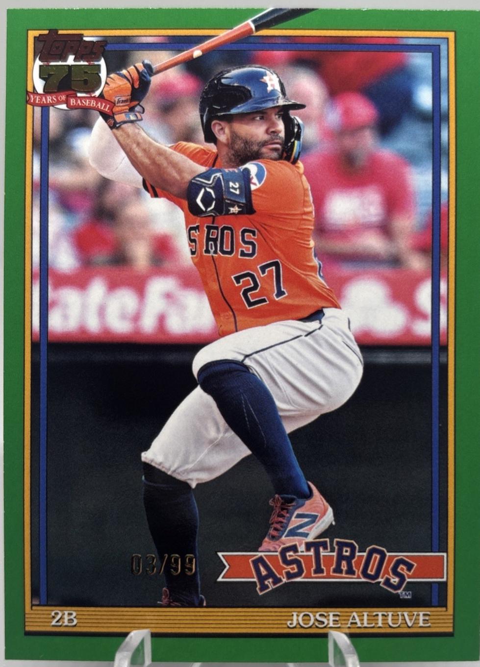 Jose Altuve [Green] #T91-7