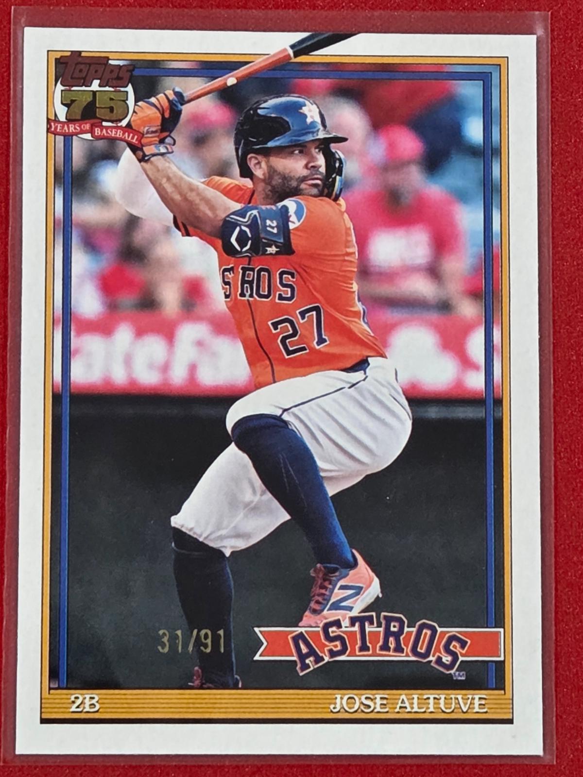 Jose Altuve [The Real One] #T91-7