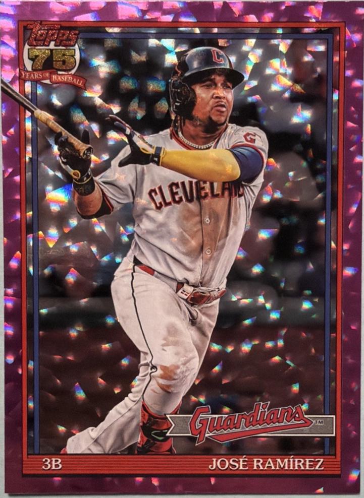 Jose Ramirez [Pink Crackleboard Foil] #T91-69