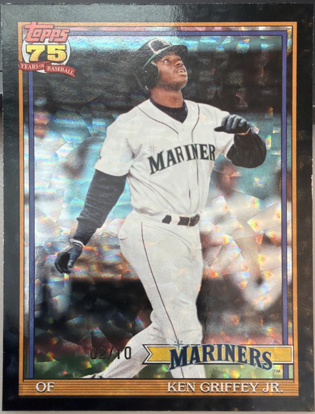 Ken Griffey Jr. [Black Crackleboard Foil] #T91-45