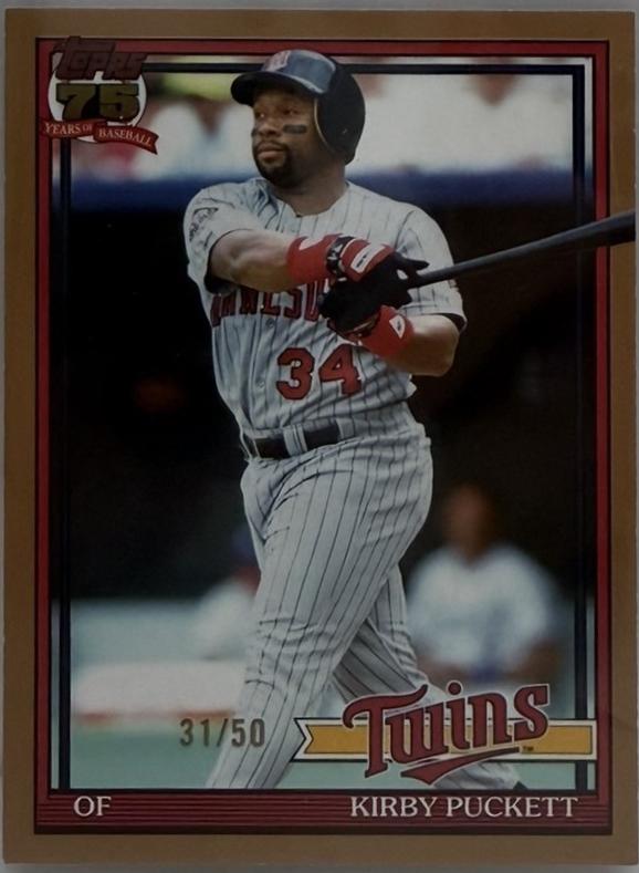 Kirby Puckett [Gold] #T91-94