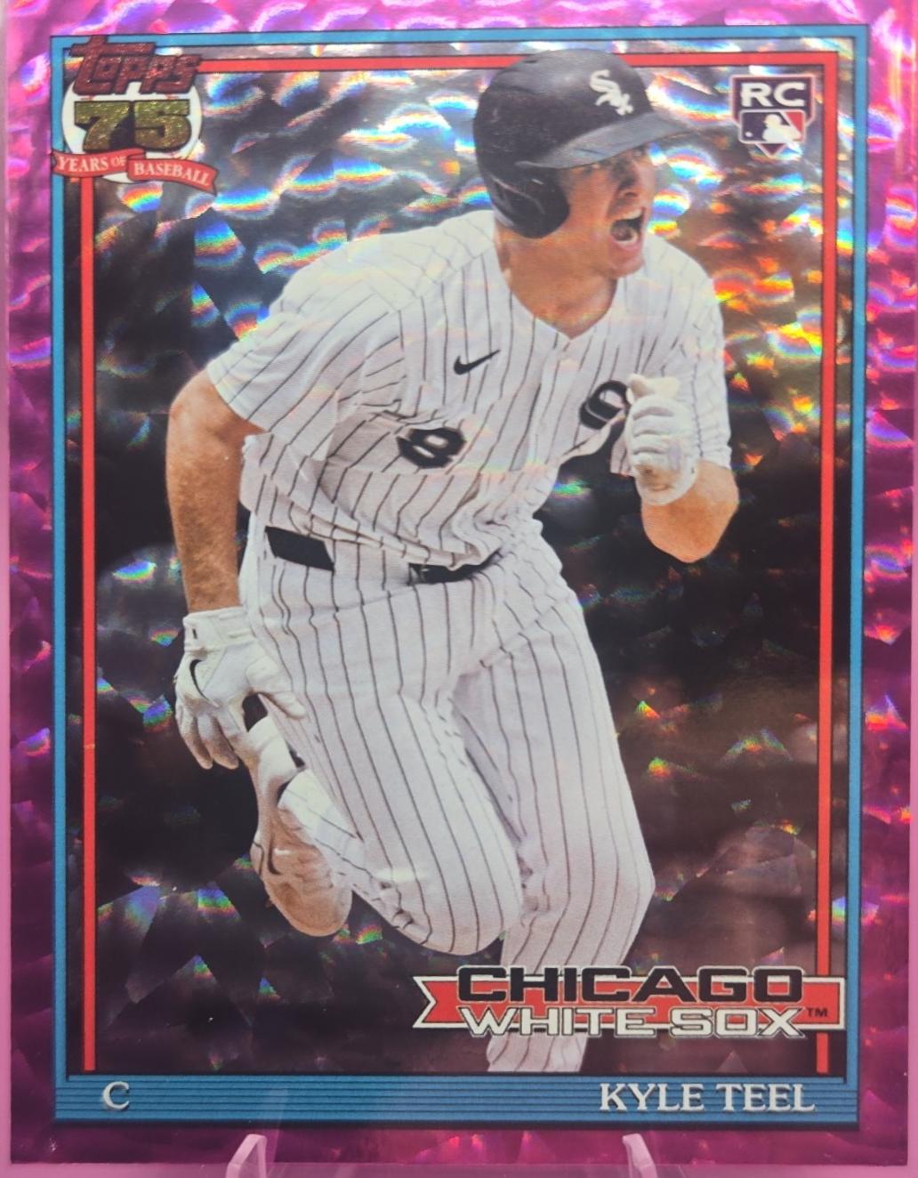 Kyle Teel [Pink Crackleboard Foil] #T91-91