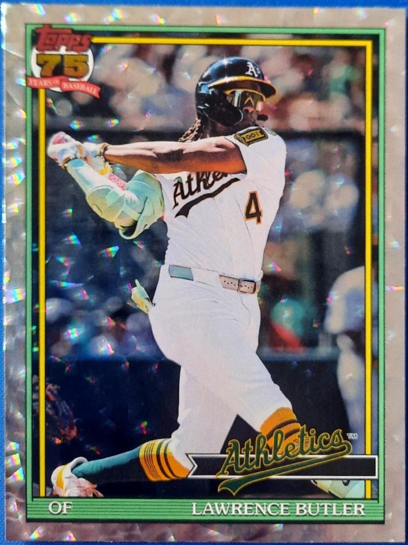 Lawrence Butler [Crackleboard Foil] #T91-85