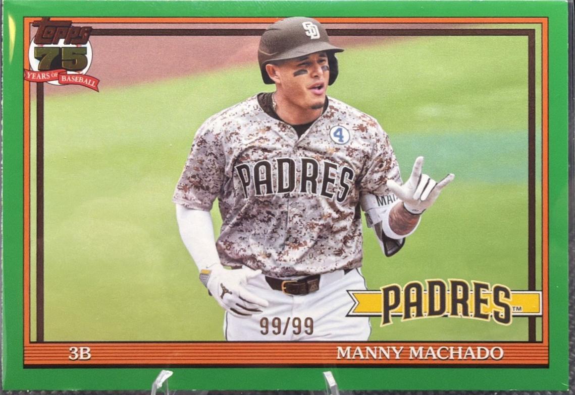 Manny Machado [Green] #T91-23