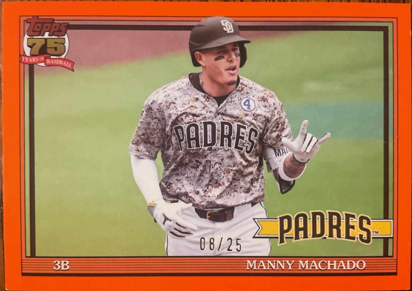Manny Machado [Orange] #T91-23