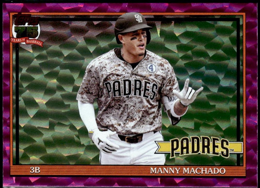 Manny Machado [Pink Crackleboard Foil] #T91-23