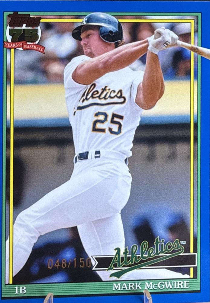 Mark McGwire [Blue] #T91-44