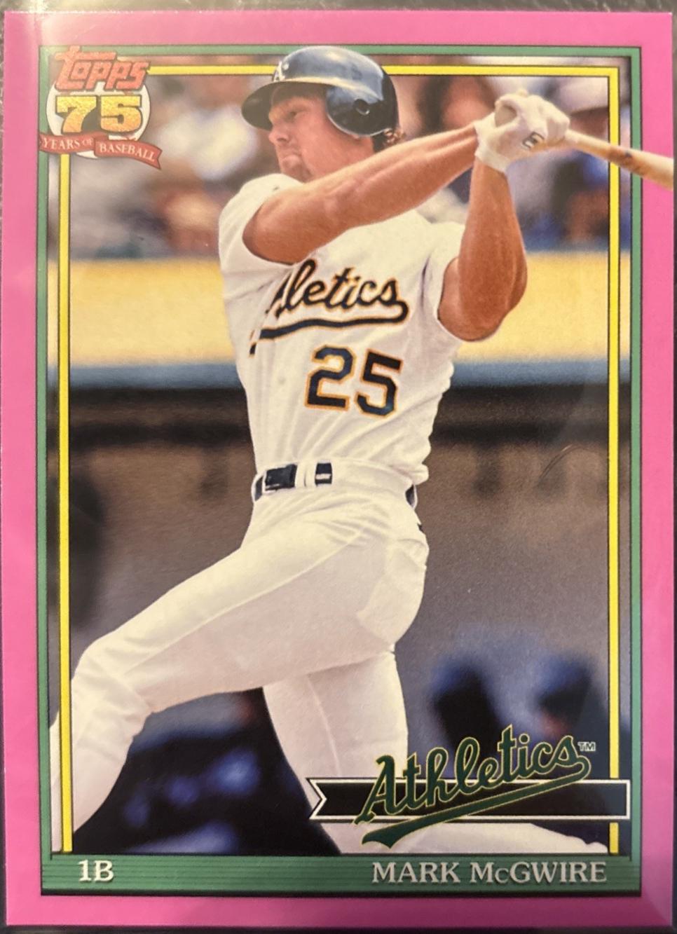 Mark McGwire [Pink] #T91-44