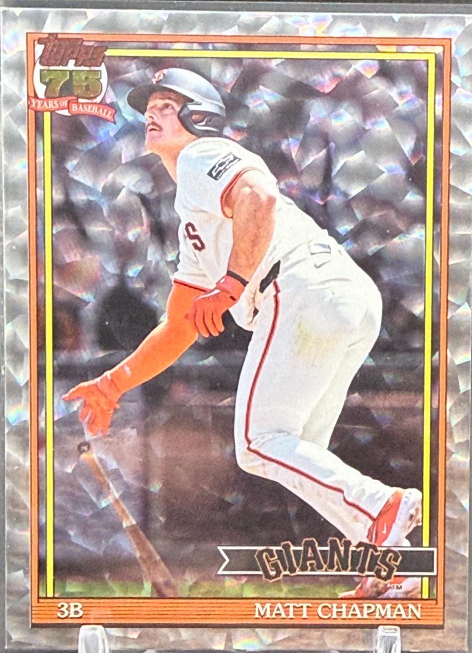 Matt Chapman [Crackleboard Foil] #T91-80