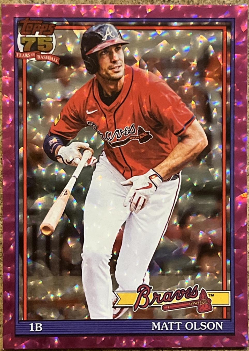 Matt Olson [Pink Crackleboard Foil] #T91-53