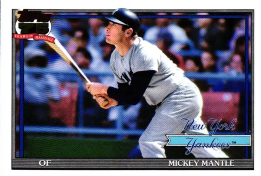 Mickey Mantle #T91-48
