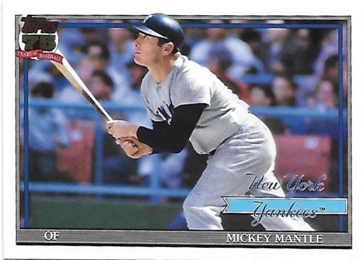 Mickey Mantle [The Real One] #T91-48