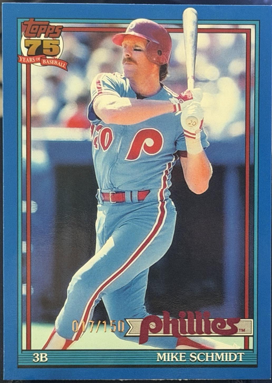 Mike Schmidt [Blue] #T91-72