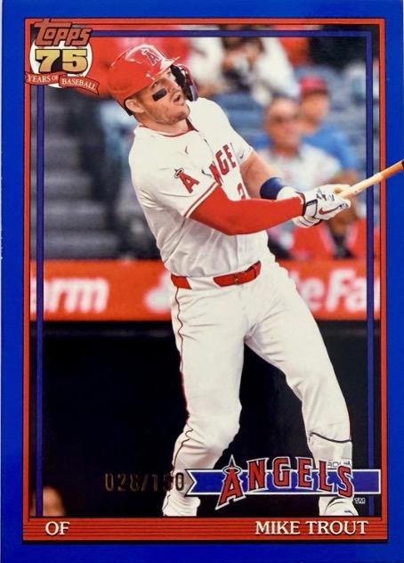 Mike Trout [Blue] #T91-1