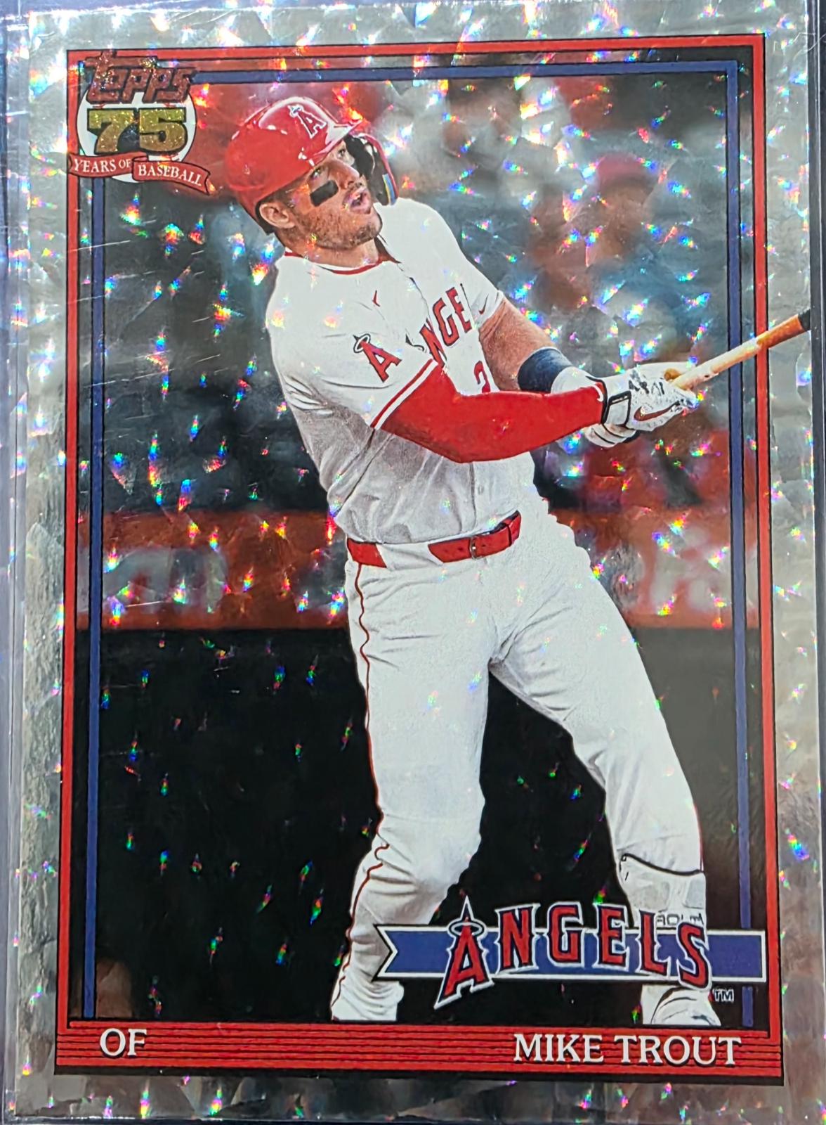 Mike Trout [Crackleboard Foil] #T91-1