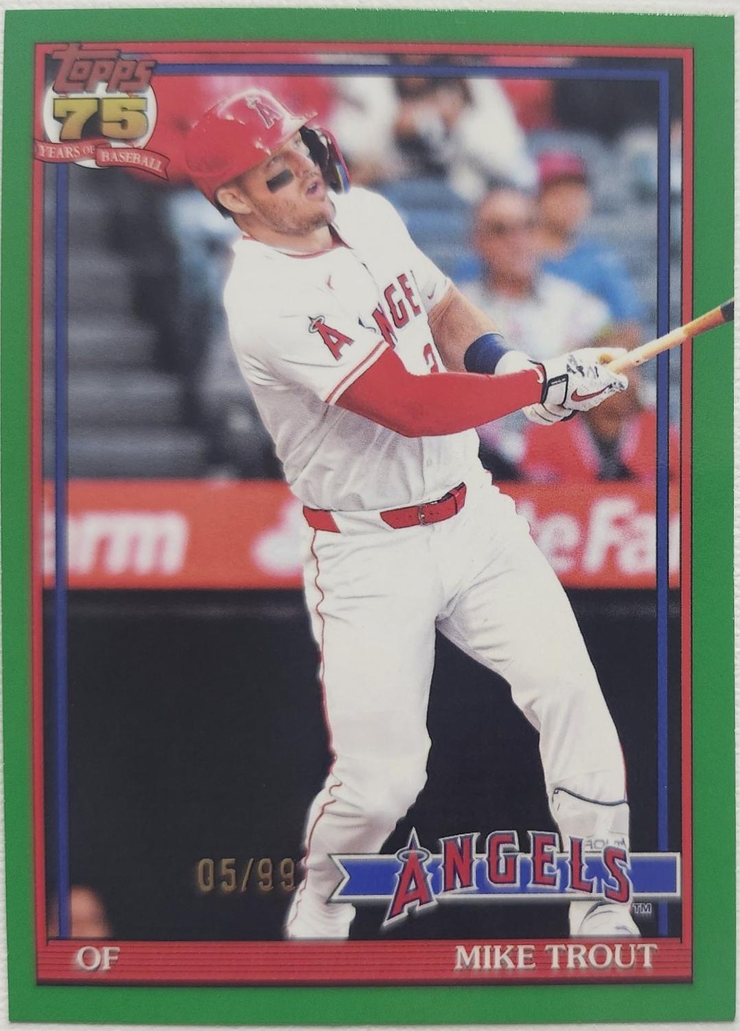 Mike Trout [Green] #T91-1