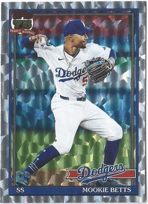 Mookie Betts [Crackleboard Foil] #T91-21