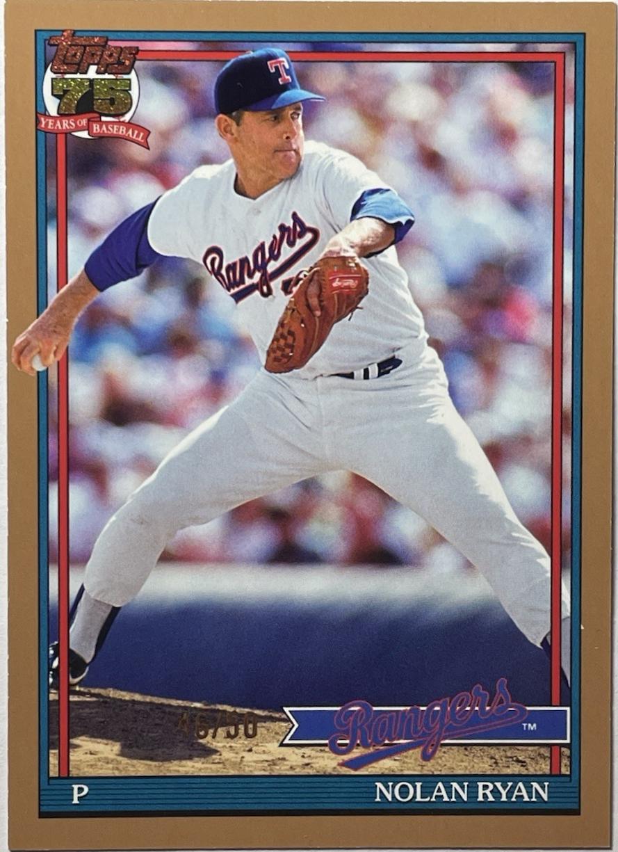 Nolan Ryan [Gold] #T91-97