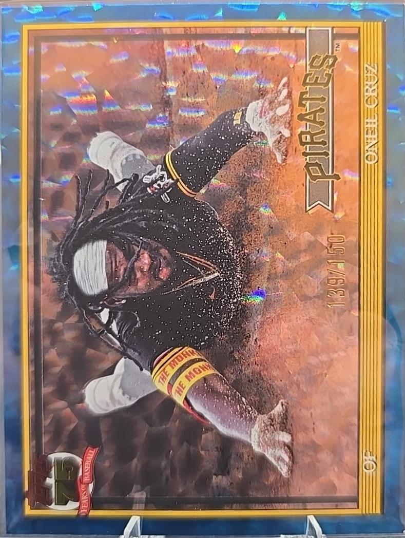 Oneil Cruz [Blue Crackleboard Foil] #T91-14
