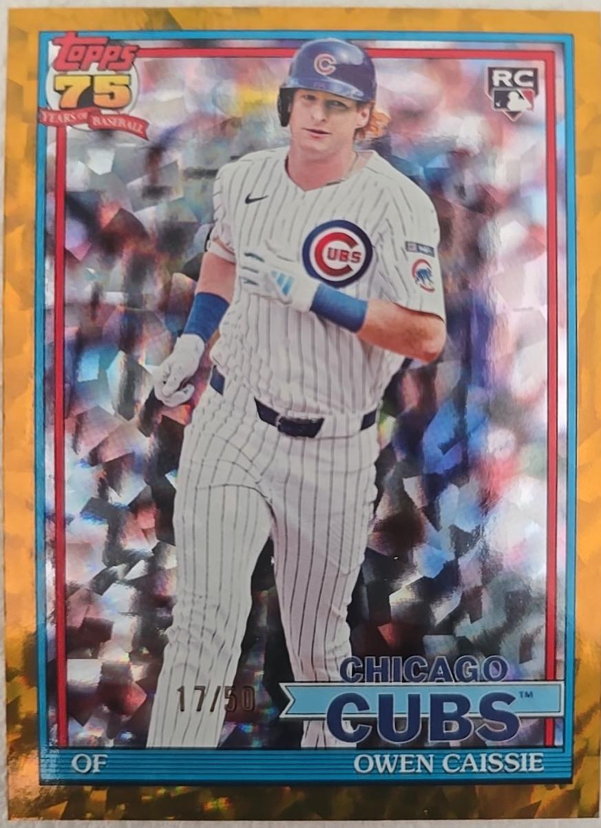 Owen Caissie [Gold Crackleboard Foil] #T91-10