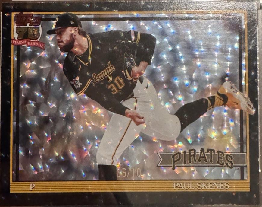 Paul Skenes [Black Crackleboard Foil] #T91-50