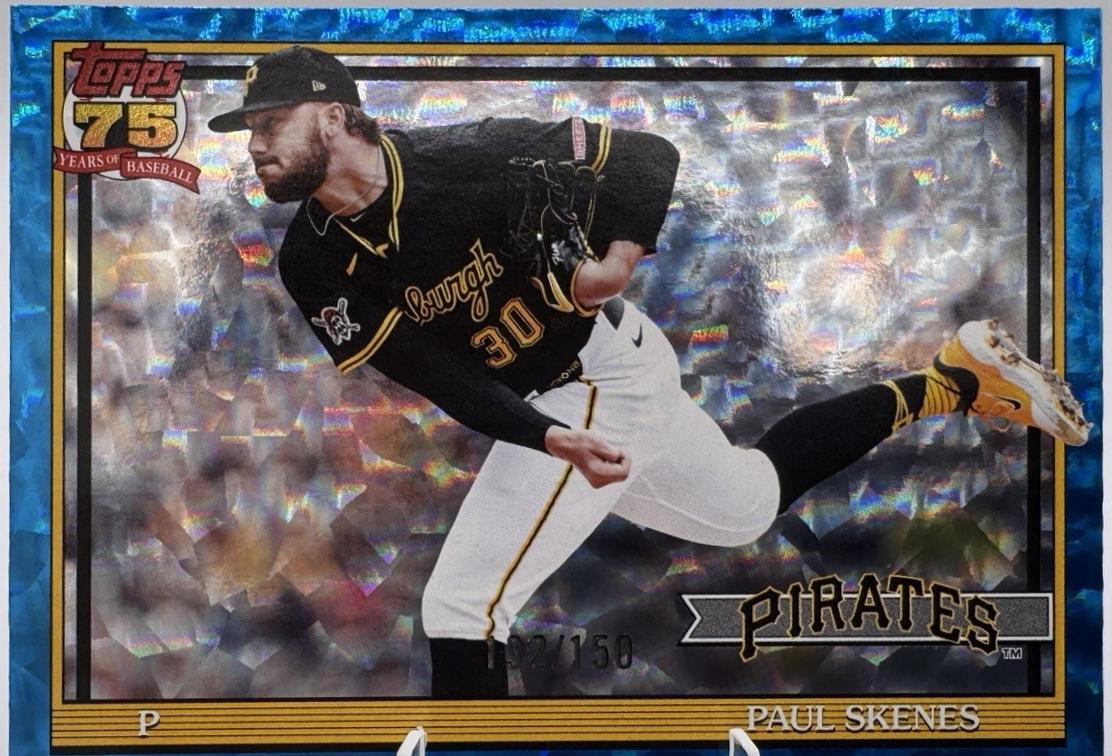 Paul Skenes [Blue Crackleboard Foil] #T91-50