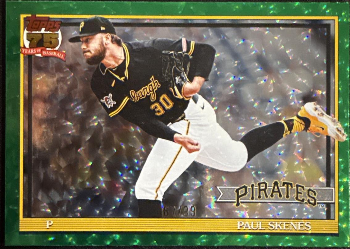 Paul Skenes [Green Crackleboard Foil] #T91-50