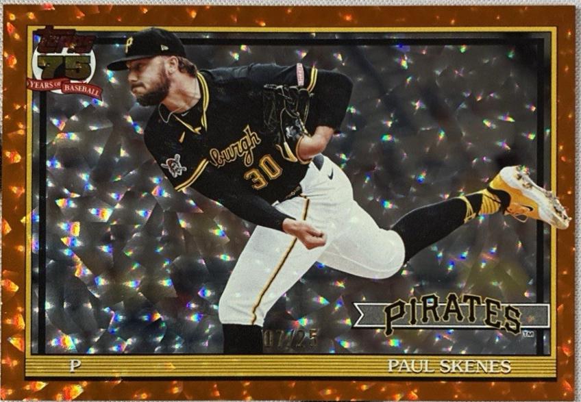 Paul Skenes [Orange Crackleboard Foil] #T91-50