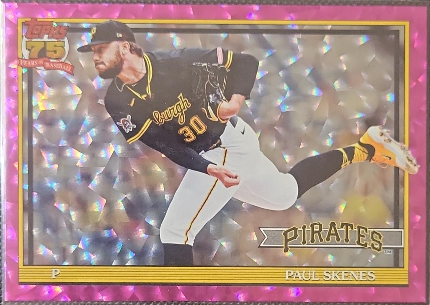 Paul Skenes [Pink Crackleboard Foil] #T91-50