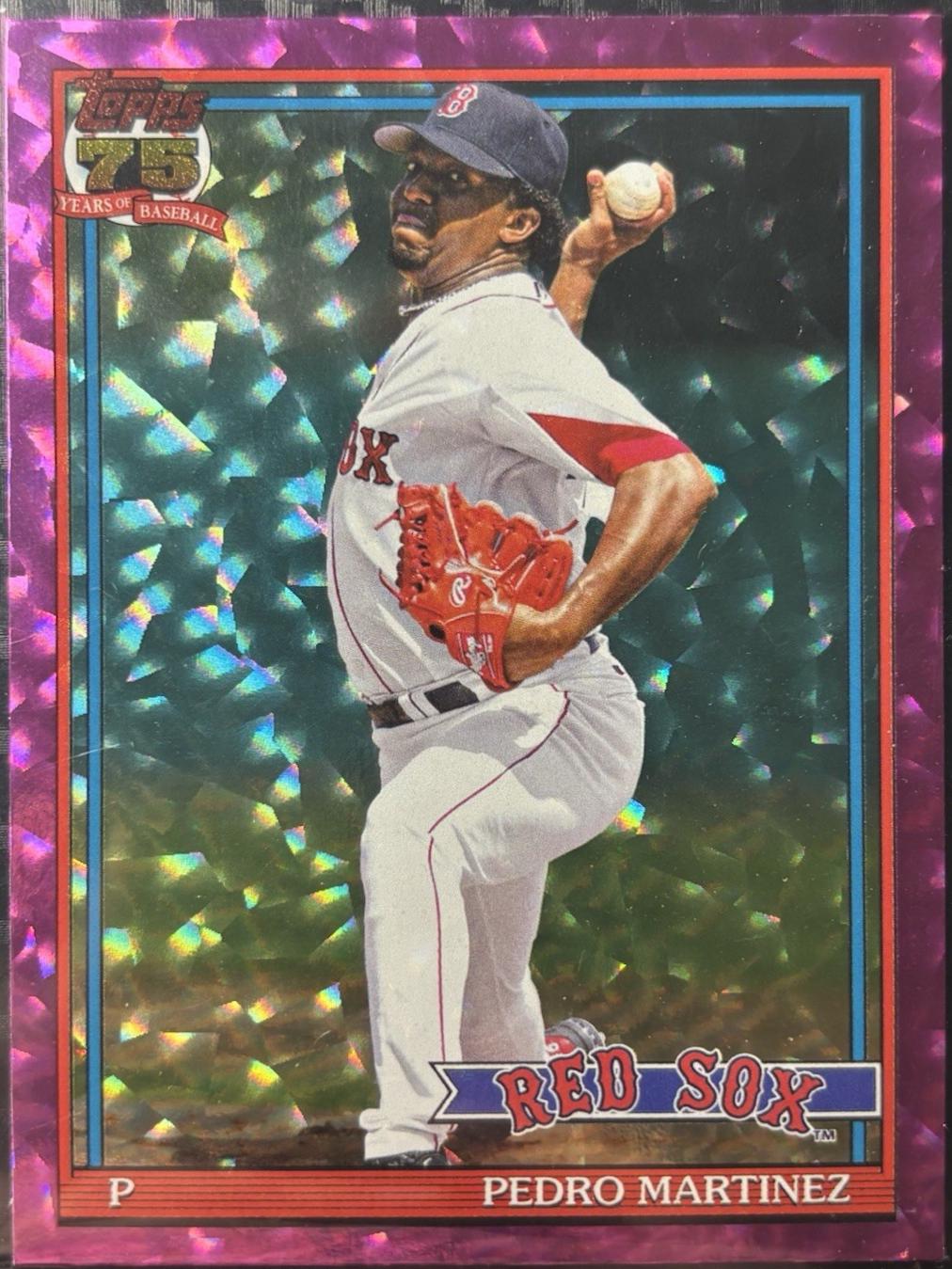 Pedro Martinez [Pink Crackleboard Foil] #T91-75