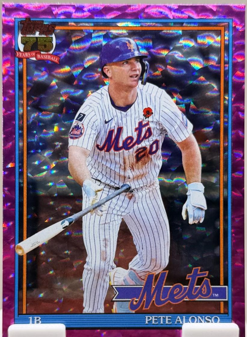 Pete Alonso [Pink Crackleboard Foil] #T91-12