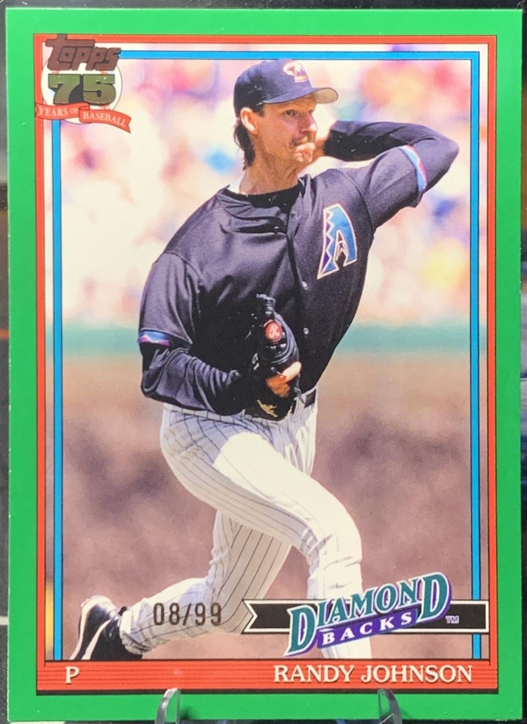 Randy Johnson [Green Crackleboard Foil] #T91-67