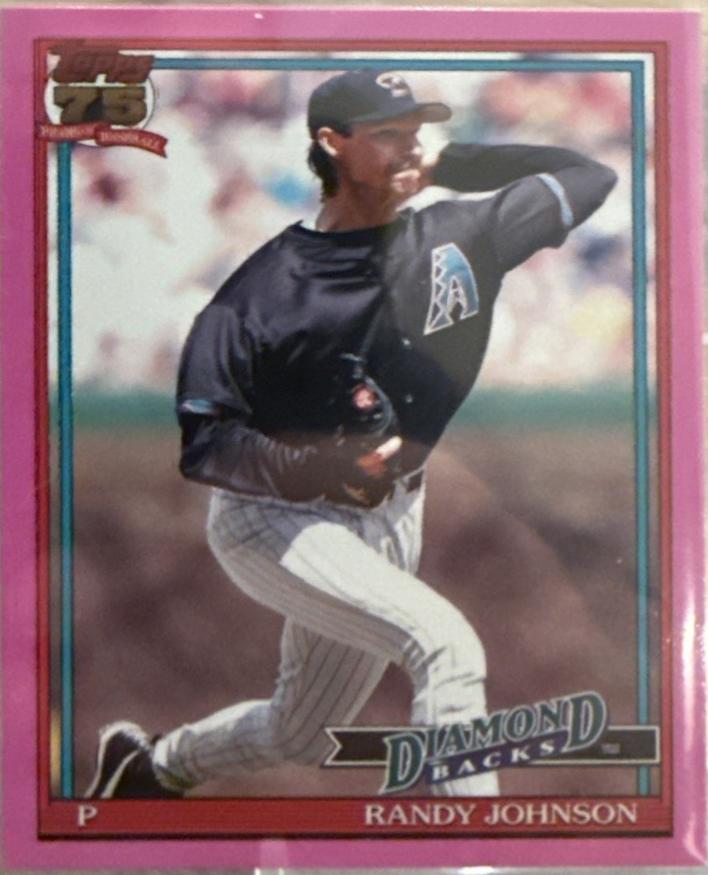 Randy Johnson [Pink Crackleboard Foil] #T91-67