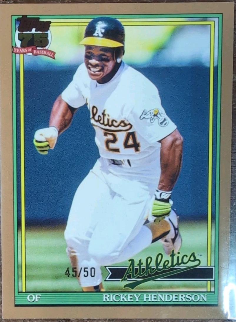 Rickey Henderson [Gold] #T91-52